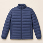 Drift Down Jacket in Fog Blue