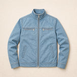 Flint Utility Jacket in Denim Blue