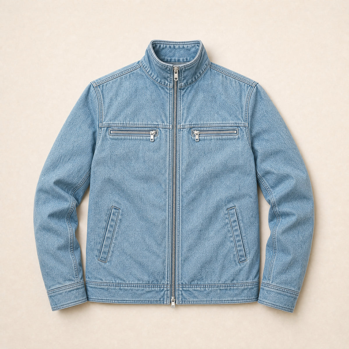 Flint Utility Jacket in Denim Blue