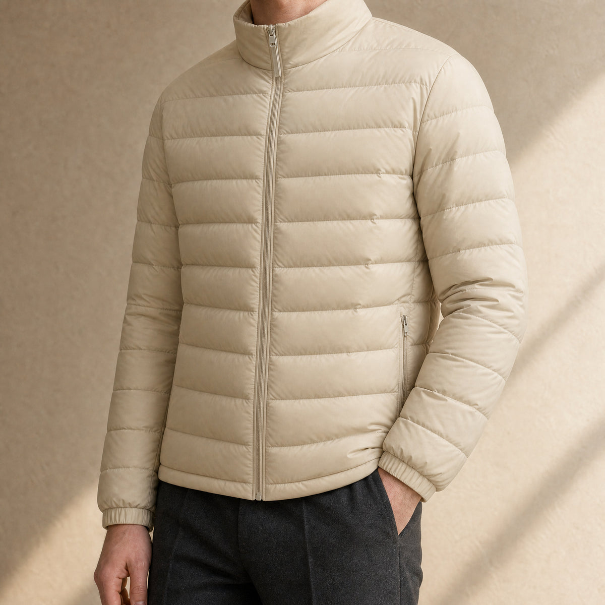 Rime Down Jacket in Cream
