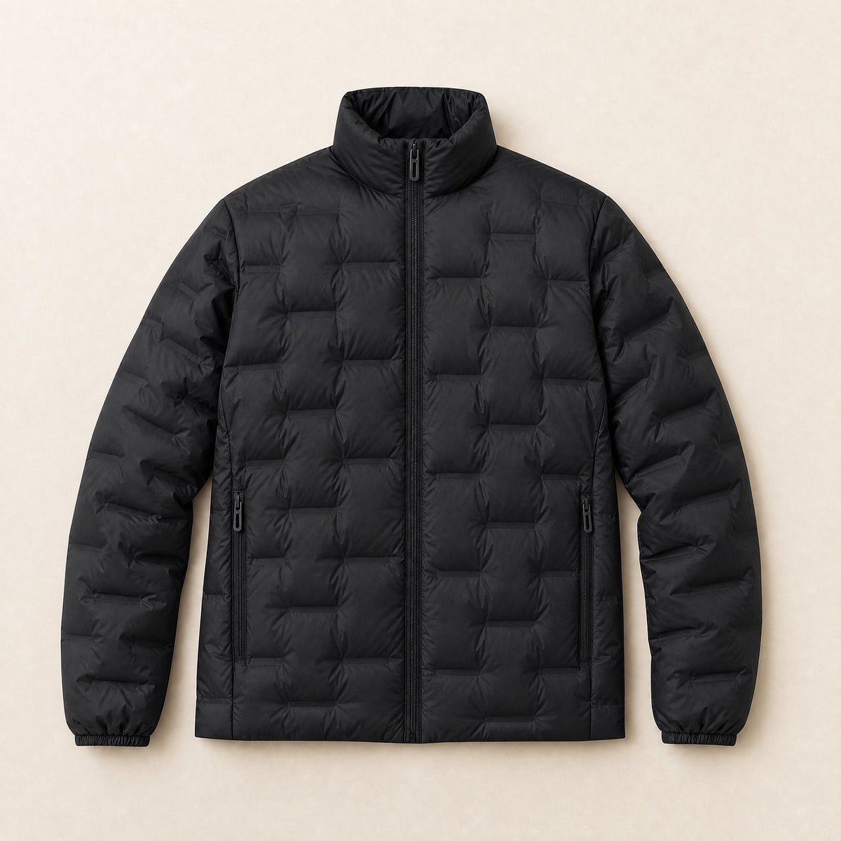 Solstice Seamless Down Jacket in Black