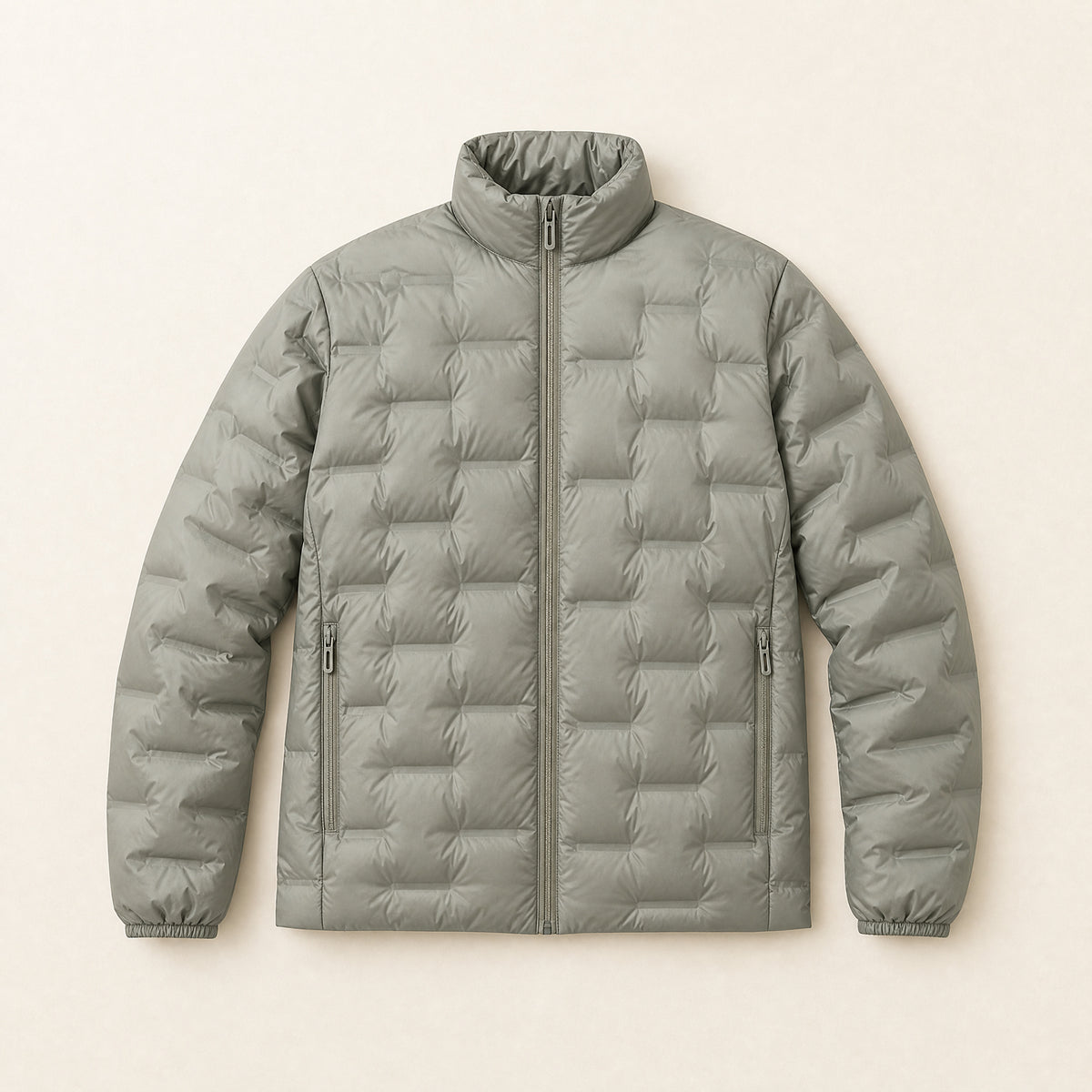 Solstice Seamless Down Jacket in Sage Green